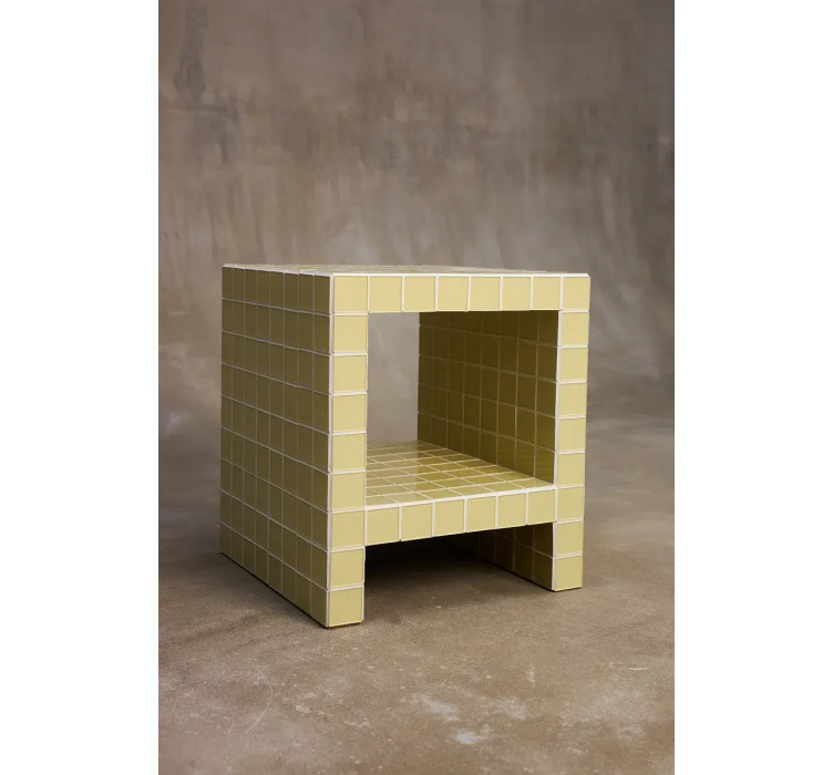 Кавовий столик Cube Hole-Legs Tile 5см1